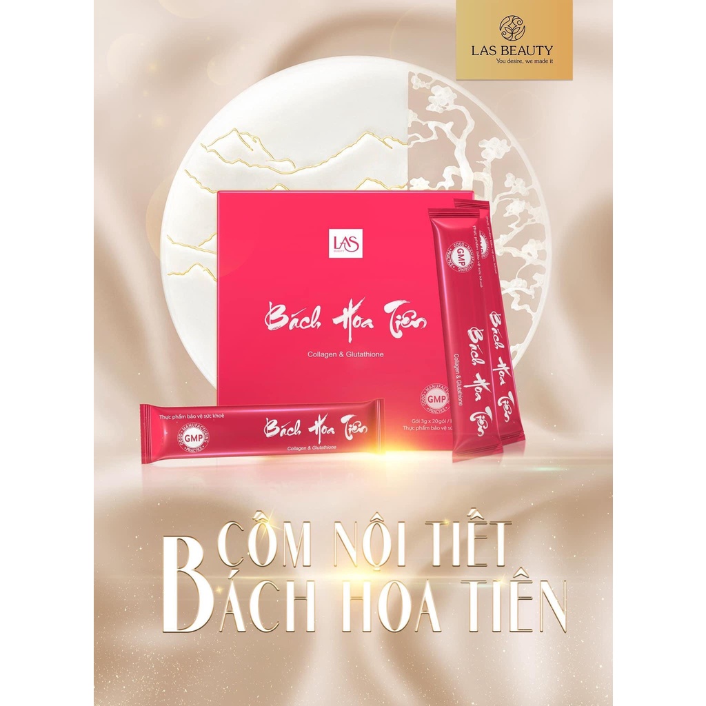 BÁCH HOA TIÊN LAS BEAUTY CHÍNH HÃNG HỘP 20 GÓI