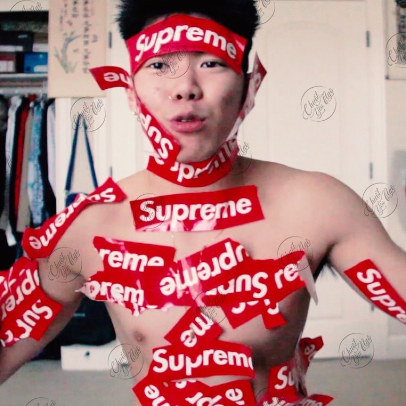 Bộ 25 sticker logo SUPREME chống nước dán điện thoại, laptop, xe đạp, nón bảo hiểm NT 29
