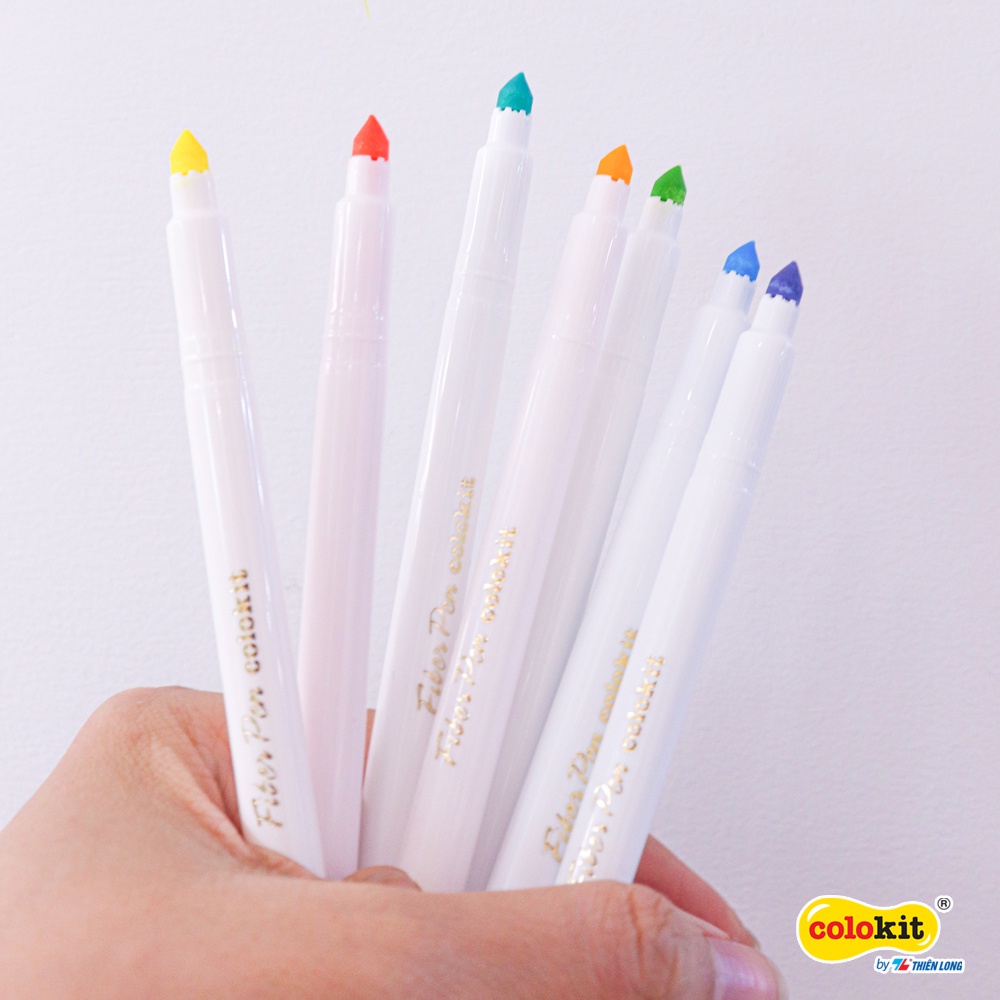 Bút lông màu Fiber Pen Thiên Long Colokit - Có thể rửa được- Combo 40/56/76 cây