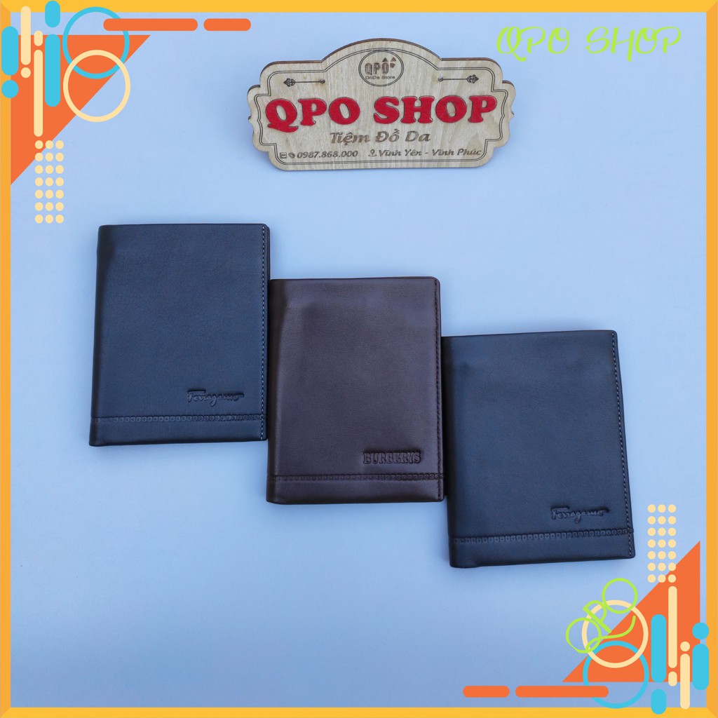 Ví Da Cao Cấp Rành Cho Nam Giới Full Da Bò Nappa Loại 1- Bảo Hành 12 Tháng