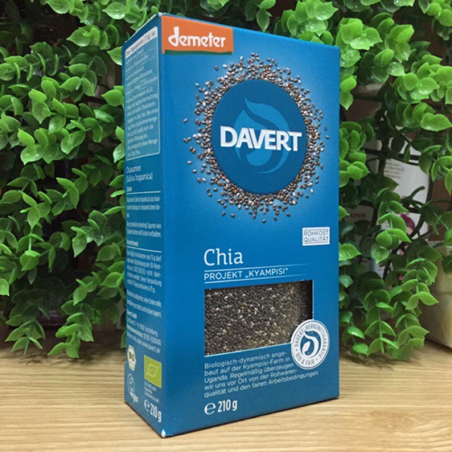 HẠT CHIA HỮU CƠ DAVERT 210g