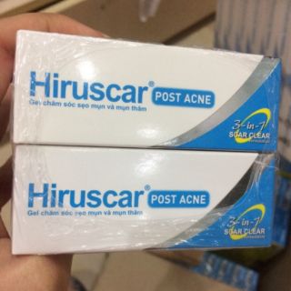 Gel chăm sóc sẹo mụn và mụn thâm Hiruscar Post Acne 5g