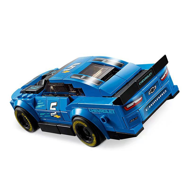 Bela 11254 Xe đua Chevrolet Camaro zl1 Đồ chơi giáo dục xây dựng Quà trẻ em tương thích LEGO75891