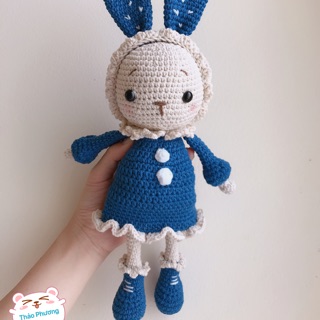 Thỏ len handmade -35cm