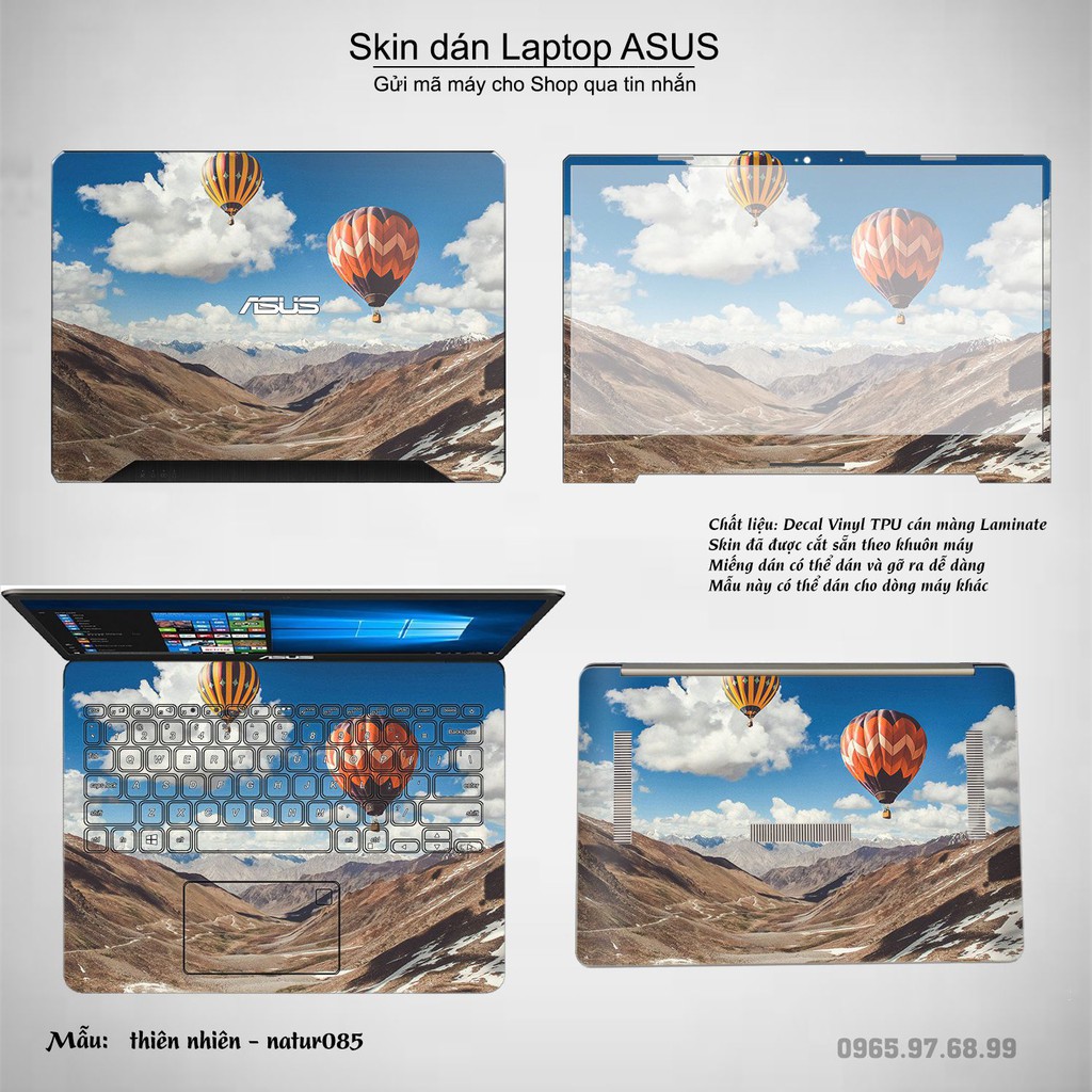 Skin dán Laptop Asus in hình thiên nhiên nhiều mẫu 4 (inbox mã máy cho Shop)