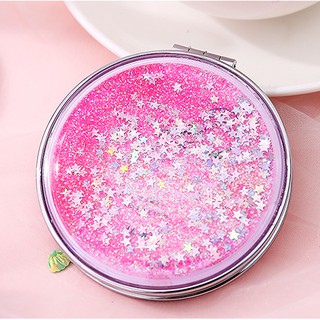 Gương bỏ túi 2 mặt bling bling