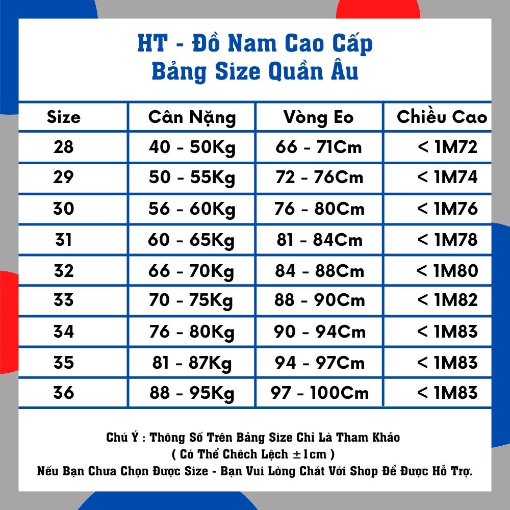 quần âu nam màu đen trắng kem đẹp kiểu tây công sở hàn quốc cao cấp ống đứng côn suông rộng co giãn