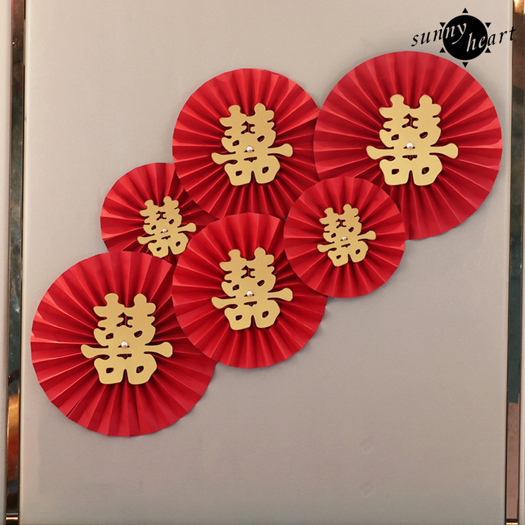 Quạt Giấy Treo Tường Phong Cách Trung Hoa