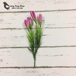 Hoa tulip hồng đạo cụ chụp hình - phụ kiện chụp hình sản phẩm