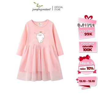 Váy đầm công chúa dài tay cho bé gái Jumping Meters HT4