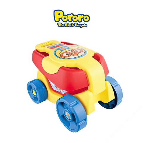 [Hàng Chính Hãng] Xe Kéo Đựng Đồ Chơi Pororo Little Wagon 45x32x31cm