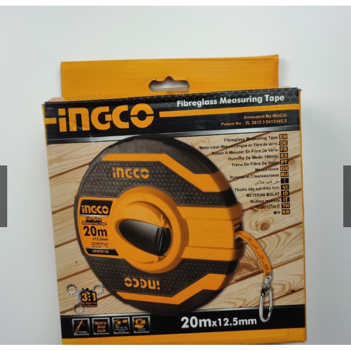 [RẺ NHẤT SHOPEE] Thước dây sợi thủy tinh INGCO HFMT8120 20mx12.5mm