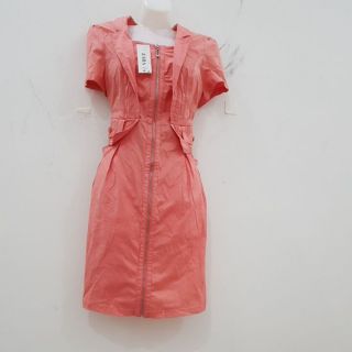 Đầm sơ mi hàng shop xịn, khóa kéo trước, kiểu