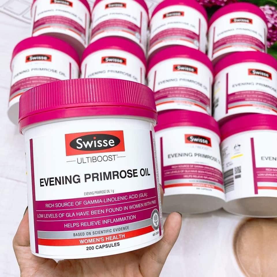 Tinh dầu Hoa anh thảo Swisse [CHÍNH HÃNG] Swisse Ultiboost Evening Primrose Oil - 200 viên