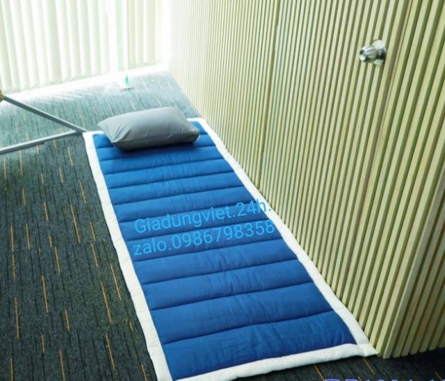 Nệm ngủ văn phòng/ nệm ký túc xá (Bộ nệm + Gối+túi size 90cm×180cm)