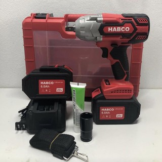 Máy siết bulong pin lực khùng 880nm habco, 2 pin 15cell 6ah, bảo hành chính hãng 12 tháng