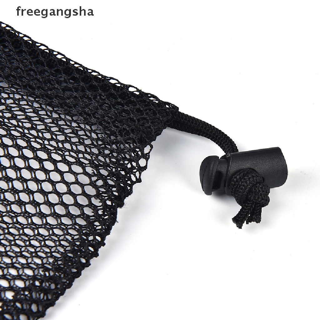[FREG] Nylon Mesh Drawstring Bag for Cutlery Bottle Pot Pan Kettle Mesh Storage Bag FDH