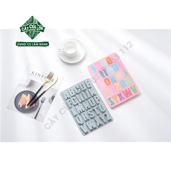 KHUÔN SILICONE 26 CHỮ CÁI