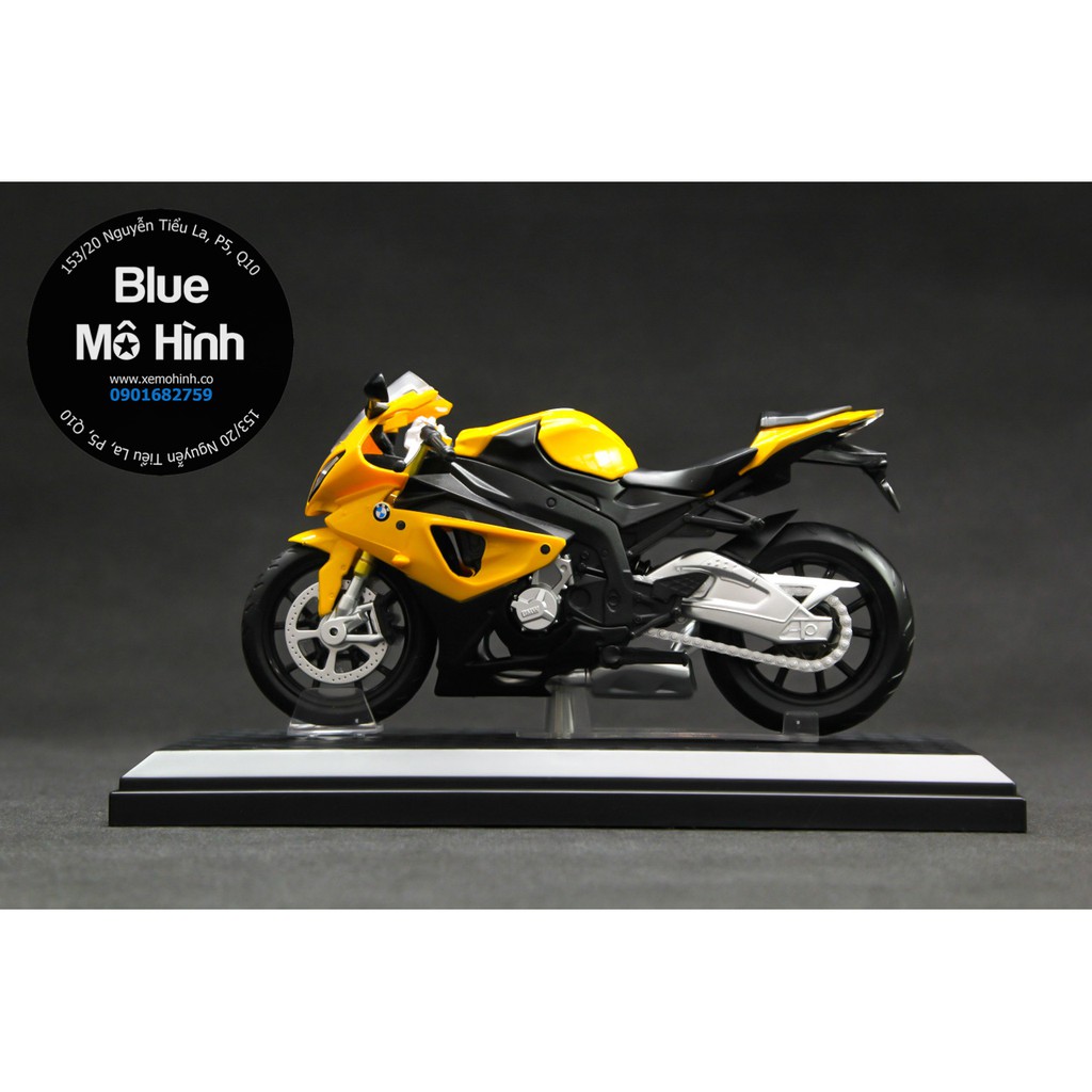 Xe mô hình mô tô BMW S1000RR 1:12 Vàng