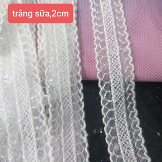 Ren trang trí, size 1.3cm đến 3.5cm (dây 5m)