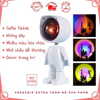 Đèn Hoàng Hôn Phi Hành Gia - Quay Tiktok - Ánh Sáng Nhiều Màu - Đèn Led Trang Trí - Hot trend 2021