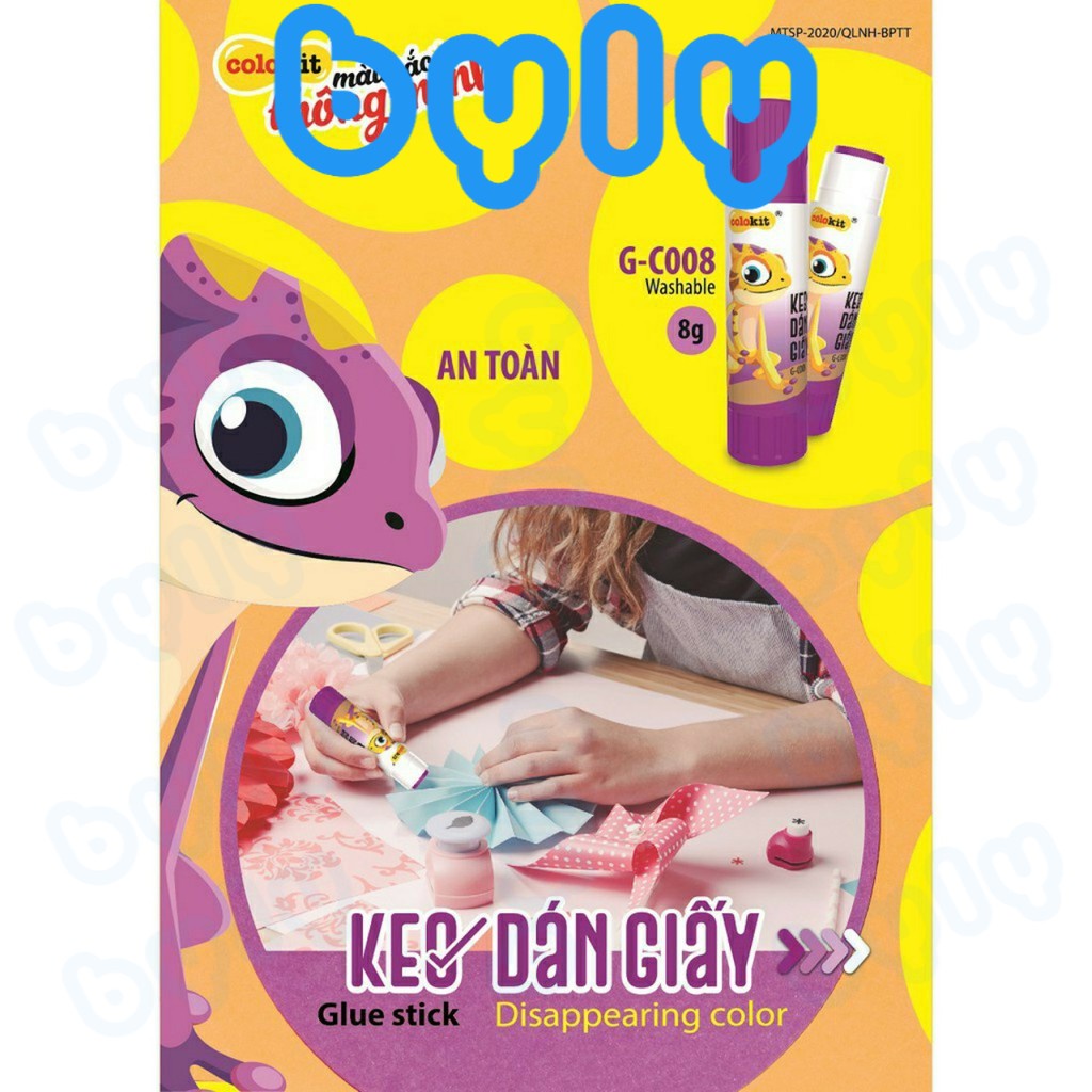 Keo hồ khô 𝑻𝒉𝒊𝒆̂𝒏 𝑳𝒐𝒏𝒈 đổi màu thần kỳ - Colokit G-C008