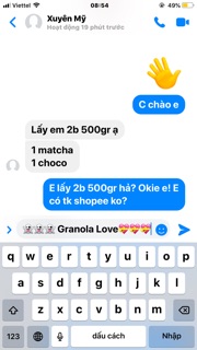 Ngũ cốc Granola Mix Vị 500gr