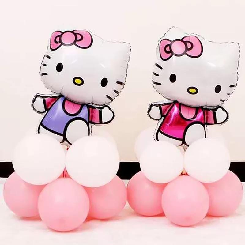 BÓNG NHÔM KITTY SIZE TRUNG VÀ NHỎ (40CM-60CM), BÓNG KIẾNG MÈO HELLO KITTY CHO CÁC BÉ GÁI YÊU THÍCH KITTY ÔM CHỤP HÌNH