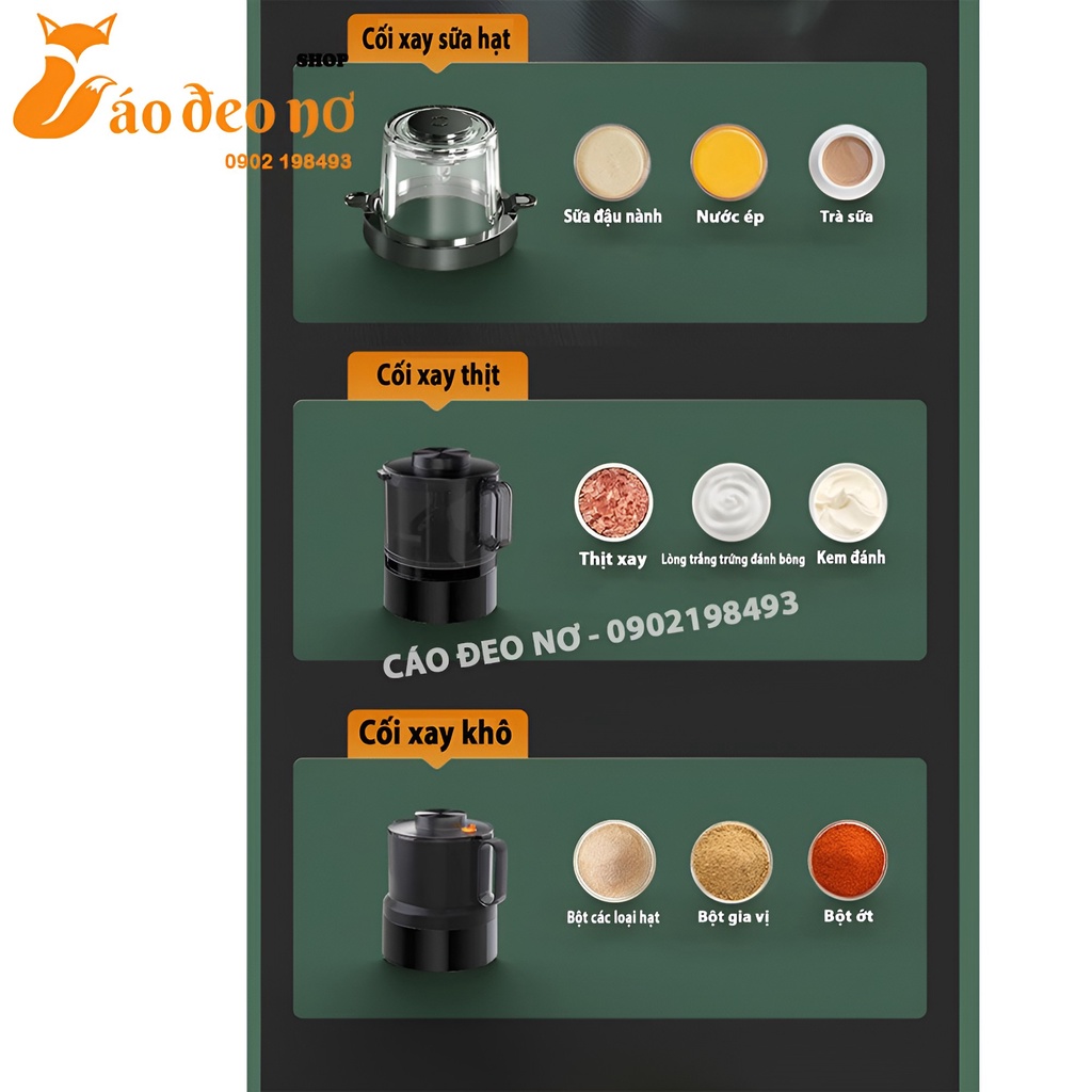 Máy Sữa Hạt Tự Động JOYOUNG Y521 Có Màn Hình Hiển Thị Bảo Hành 12 Tháng - Cáo Đeo Nơ