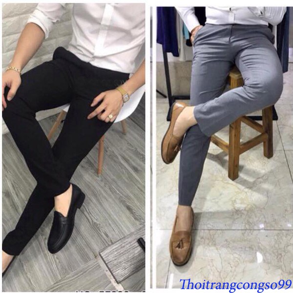 Quần âu nam công sở co giãn tốt, hàng đẹp