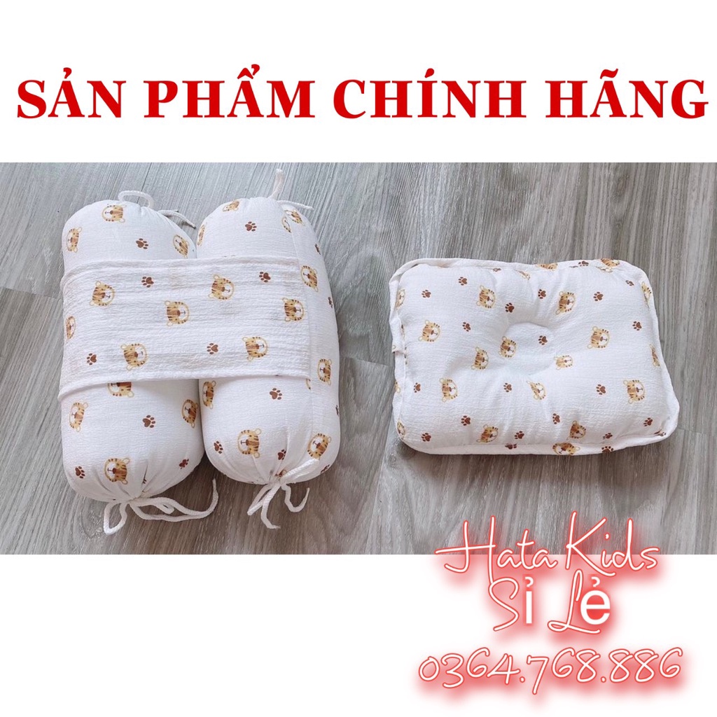 Bộ Gối Chặn và Gối Lõm Đầu BabyBee - Chính Hãng Cho Bé-BB004