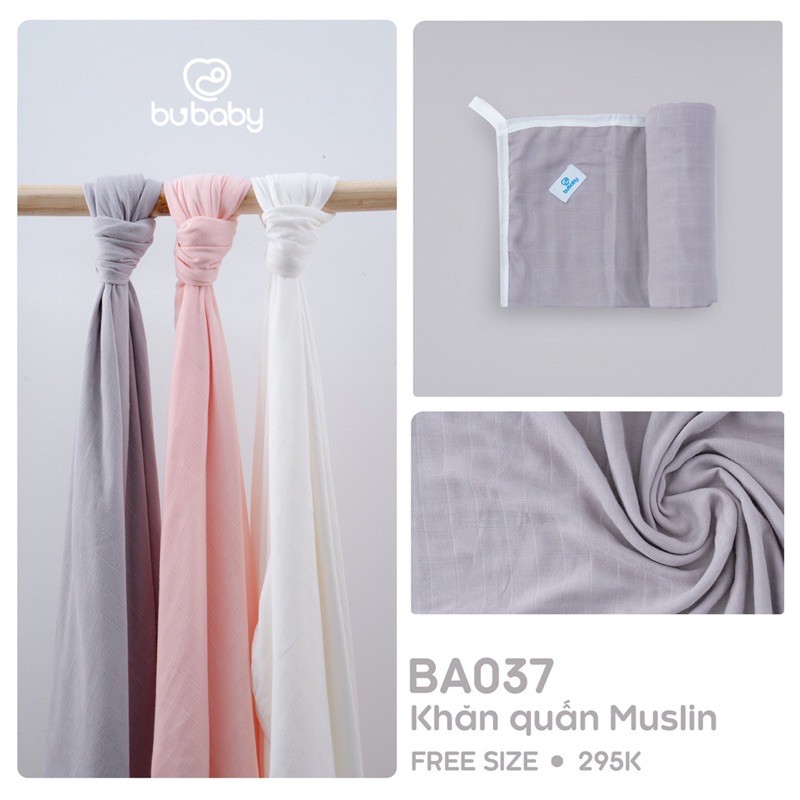 Bu baby - Khăn quấn Muslin BA037