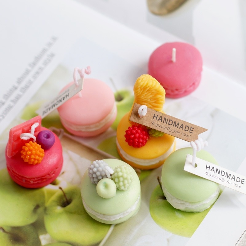 Bộ 6 Khuôn Làm Bánh Macaron Xinh Xắn
