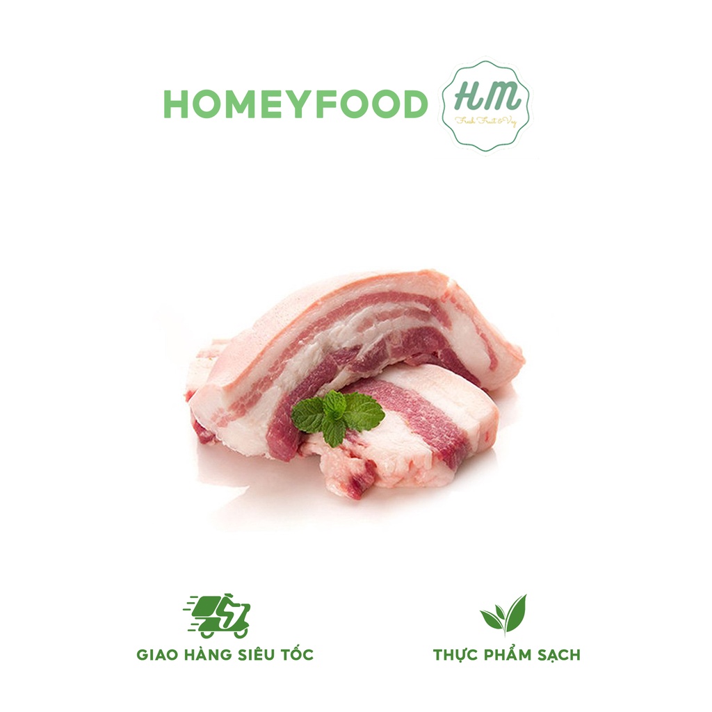Thịt Lợn Ba Chỉ Tươi Ngon -  Giao Hỏa Tốc 1h Hà Nội