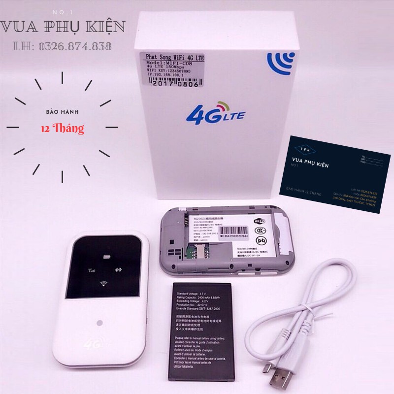 [BH 12 tháng] Cục Phát Wifi 4G LTE Từ Sim Tốc Độ Cao