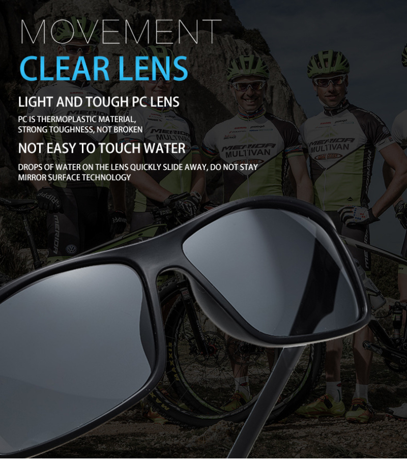 #Ready Stock# 2021 new cycling glasses color temples outdoor polarized sunglasses ZARAN