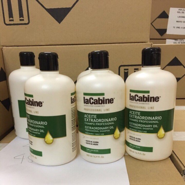 DẦU GỘI ĐẦU CHO TÓC SIÊU MƯỢT LACABINE EXTRAORDINARY OIL SHAMPOO - CHAI 500ML