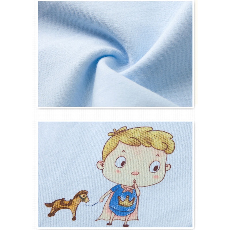 Set 5 Yếm Ăn Cotton Mềm Mại Hình Tam Giác Dành Cho Bé Sơ Sinh