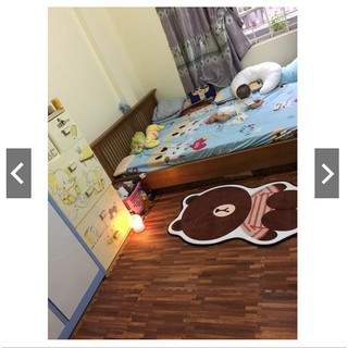 Thảm Xốp Vân Gỗ Cỡ Đại 60x60cm (Bộ 6 Miếng)
