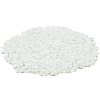 đá sỏi nhỏ màu trắng bịch 500gr