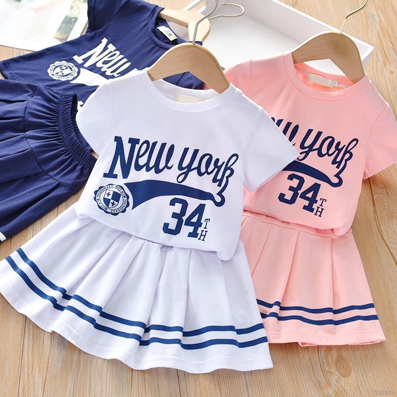 Set Đầm Thời Trang Mùa Hè 2020 Xinh Xắn Cho Bé Gái