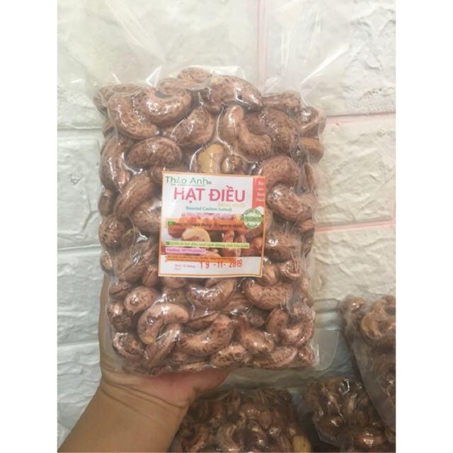 500gr hạt điều rang muối nguyên hạt cao cấp Thảo Anh