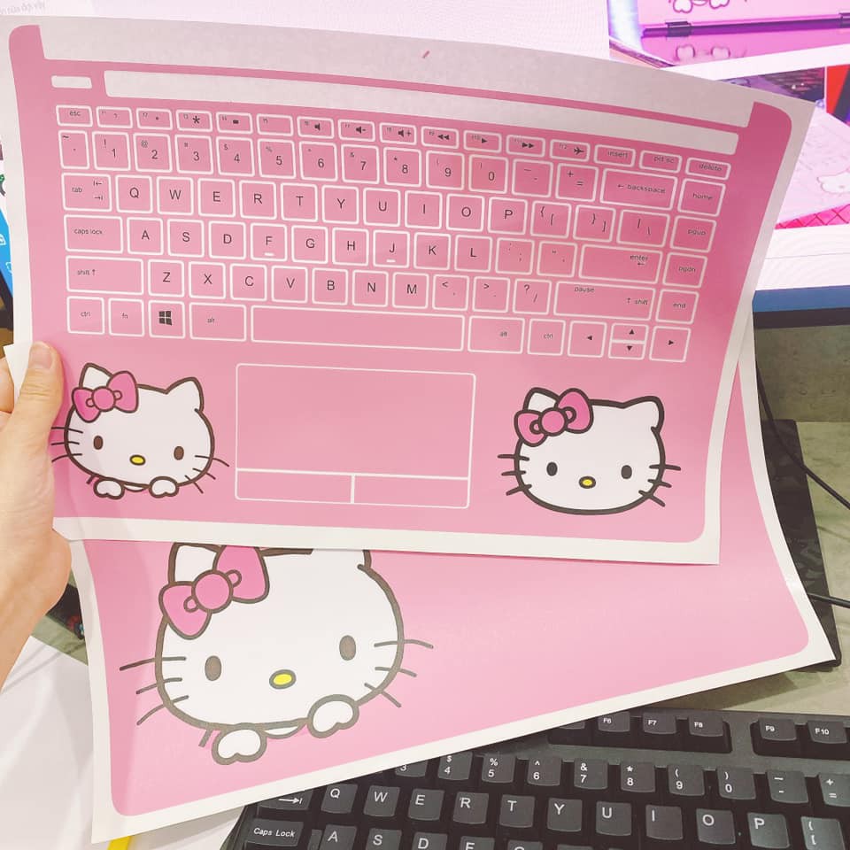 Miếng Skin Dán Laptop Chủ Đề Màu Hồng - Dành Cho Tất Cả Các Dòng Máy