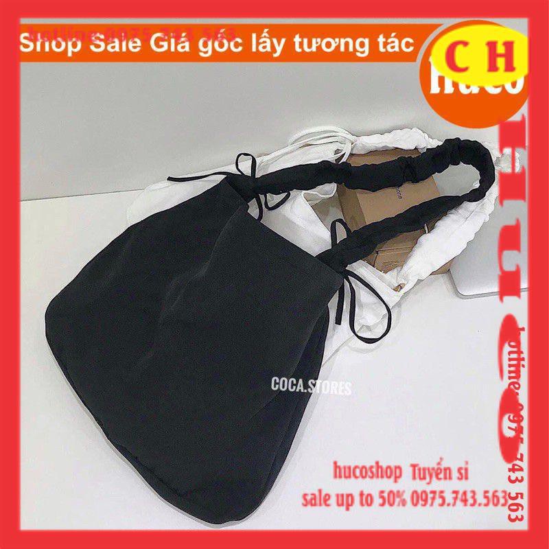 [ẢNH THẬT] TÚI ĐEO VAI, ĐEO CHÉO nữ chất kaki túi thiết kế xoắn quai dây rút phụ kiện basic đi chơi, đi học dễ sử dụng