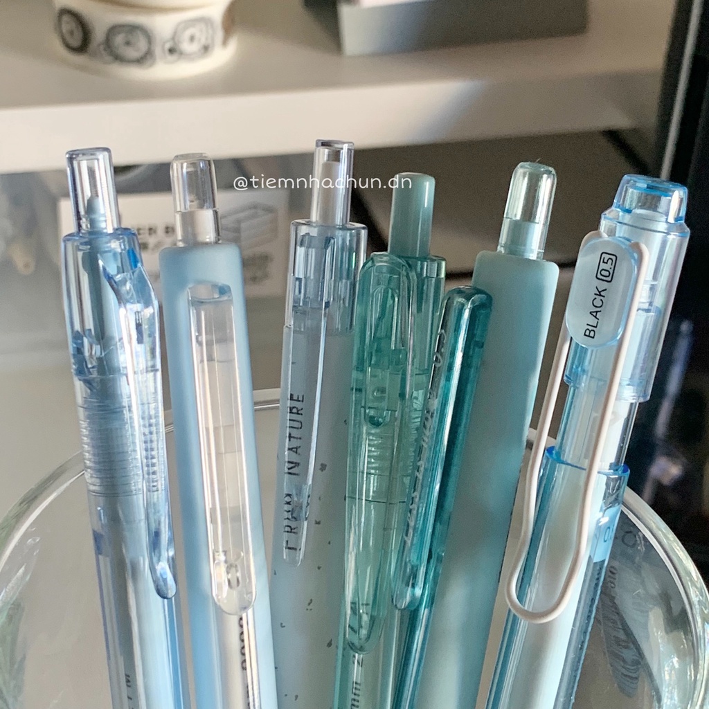 BÚT GEL ĐEN DOMI CAO CẤP MÀU PASTEL NGÒI 0.5mm  - Tiệm nhà Chun
