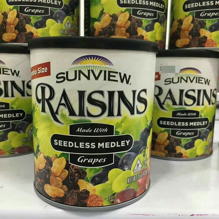 NHO KHÔ SUNVIEW RAISINS NHO THẬP CẨM (Hộp 425g Nho Thập Cẩm