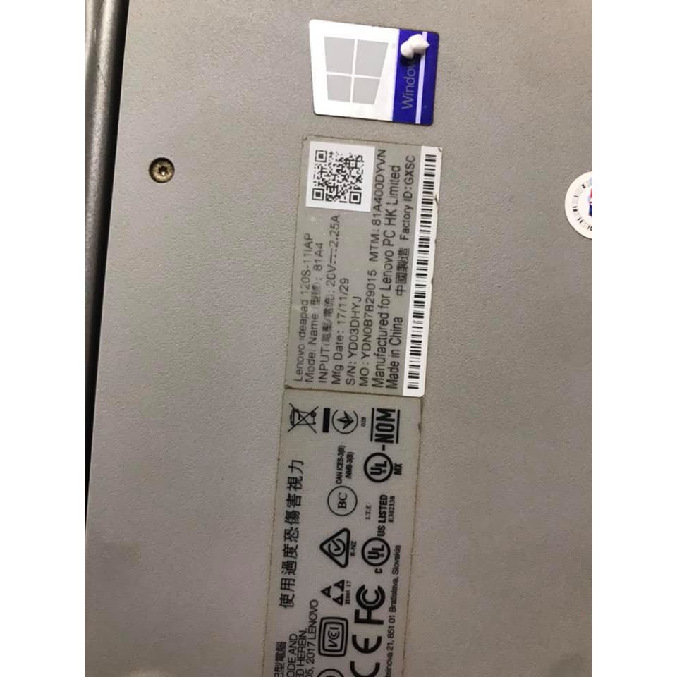 [500K] Lenovo IdeaPad 120S 11IAP N3350/2GB/32GB/Win10