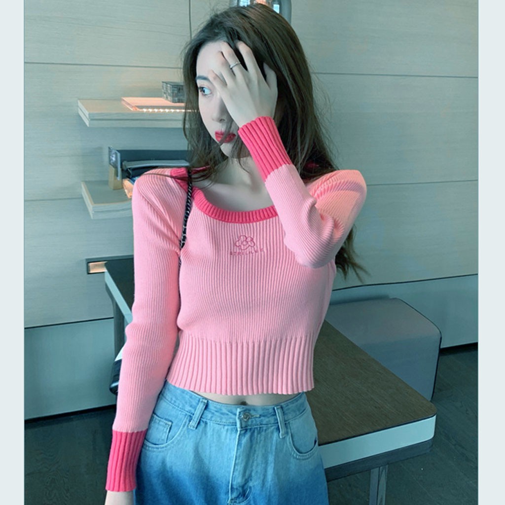 [ẢNH THẬT] Áo len Croptop nữ xinh xắn AL-205i