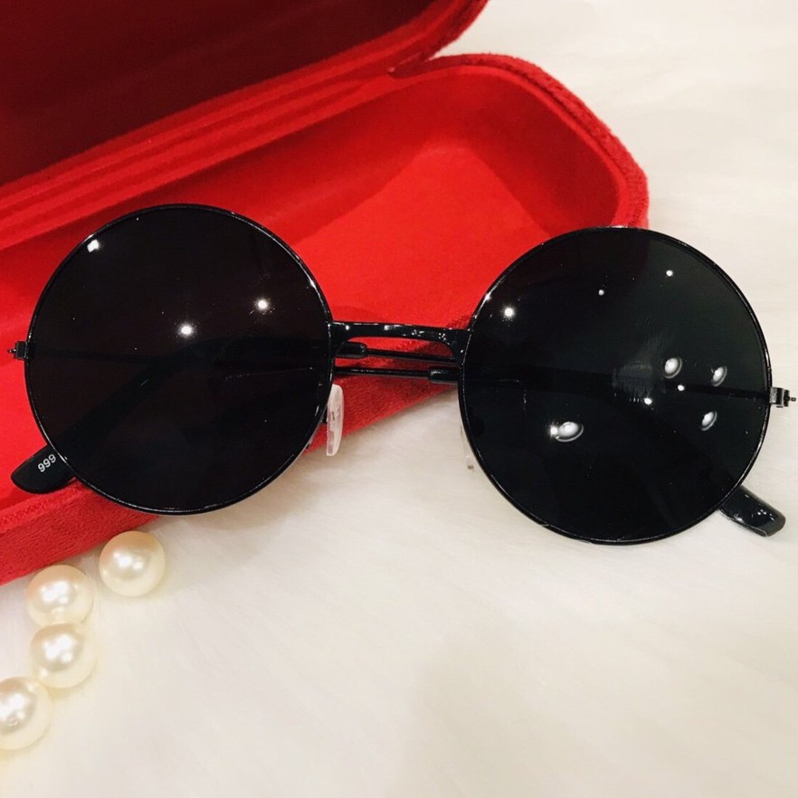 MẮT KÍNH THỜI TRANG NGỐ THẦY BÓI MÀU ĐEN MAXI NGẦU CỰC YÊU | BigBuy360 - bigbuy360.vn