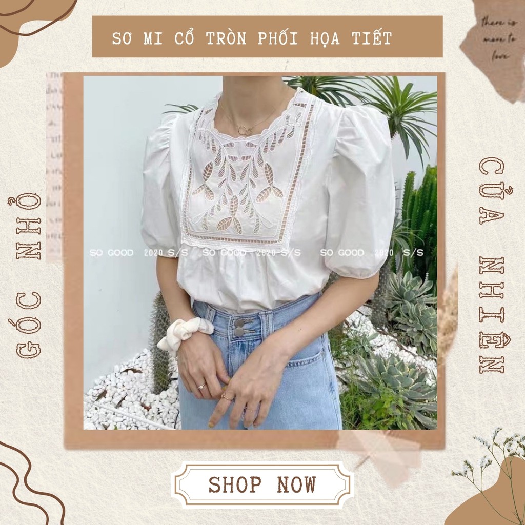 Áo Kiểu Nữ Hoạ Tiết Độc Đáo Mặc Đi Du Lịch Siêu Xinh